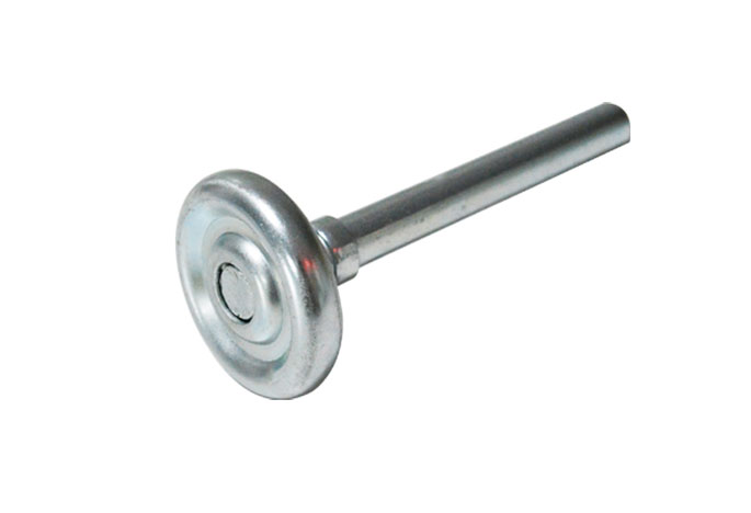 Silver Steel Rollers for 3'' Track, 10-Ball Steel, 4''&7'' Stem